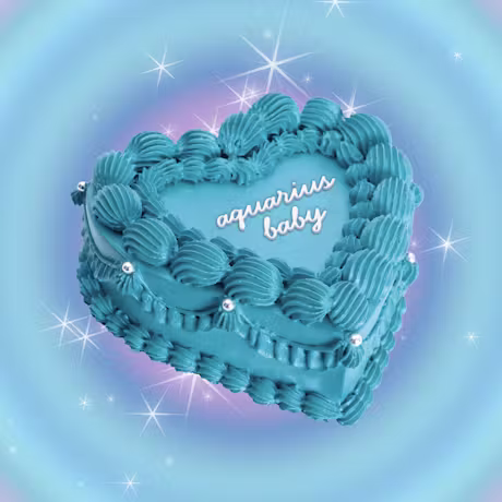 Aquarius Cake