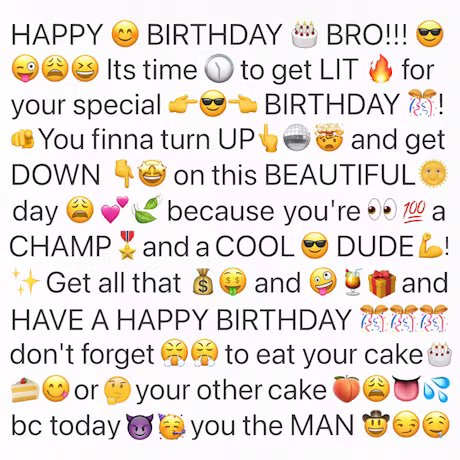 Birthday Copypasta